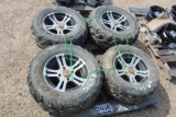 PALLET OF (4) TIRES AND RIMS