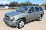 2003 CHEVROLET TRAILBLAZER LS, AUTOMATIC TRANSMISSION, VORTEC 4200 STRAIGHT 6 ENGINE