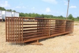 LOT OF (10) 24FT FREE STANDING PANELS