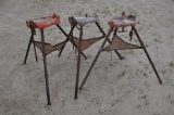 LOT OF (3) RIGID PIPE STANDS