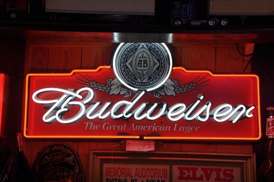 ELECTRIC BUDWEISER SIGN