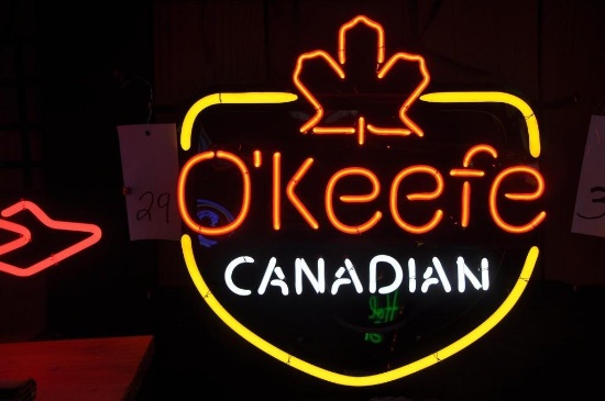 ELECTRIC O'KEEFE CANADIAN SIGN