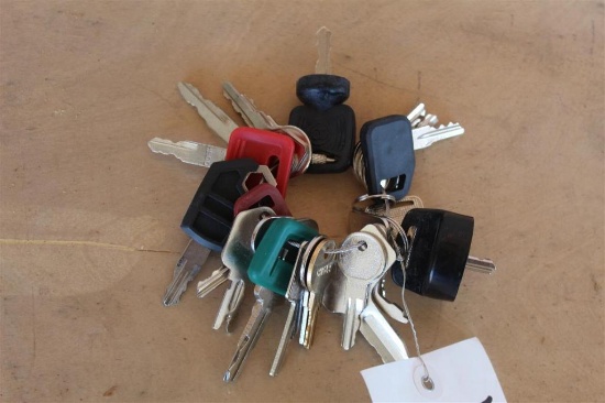 SET OF EQUIPMENT KEYS