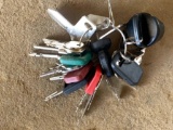 SET OF EQUIPMENT KEYS