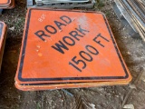LARGE LOT OF ROAD SIGNS