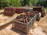 LOT OF BOX COVER SCAFFOLDING