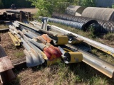 LOT OF METAL ROAD BARACADES