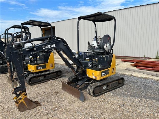 2018 DEERE 17G MINI EXCAVATOR