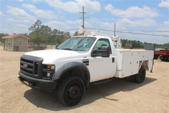 2008 FORD F550 4X4 SERVICE TRUCK