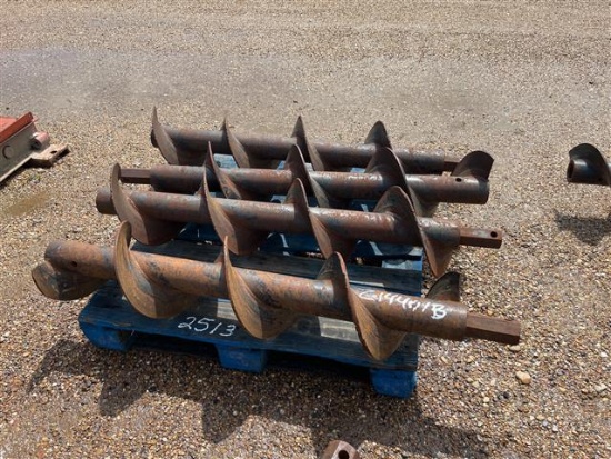 PALLET OF 4 AUGER BITS