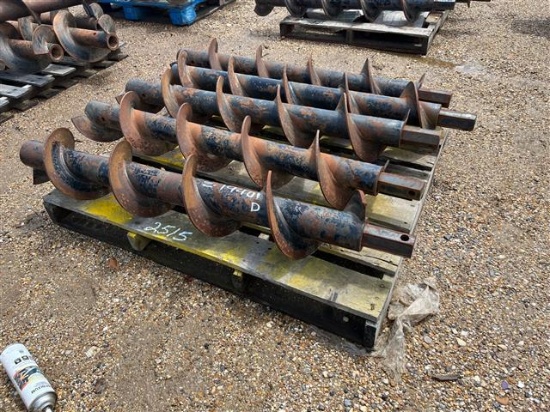 PALLET OF 5 AUGER BITS