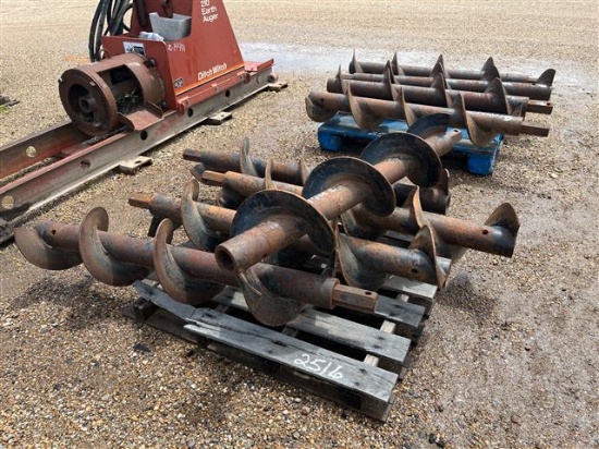 PALLET OF 5 AUGER BITS