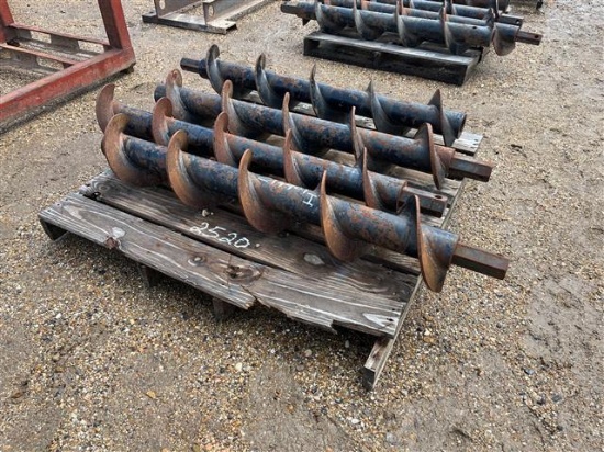PALLET OF 4 AUGER BITS