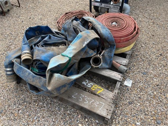 LOT OF WATER/TRASH PUMP HOSES