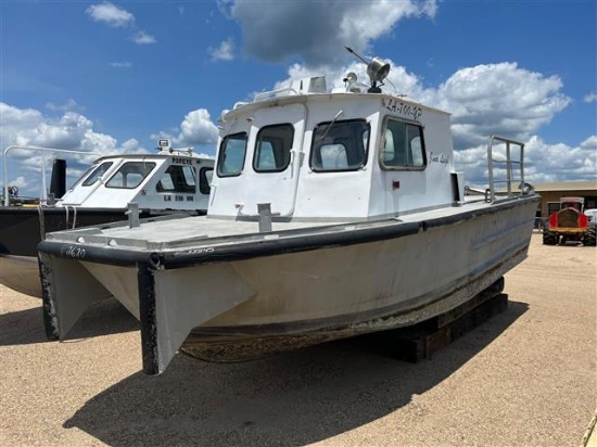 1969 LAFCO ALL ALUMINUM PUSH/CREW BOAT