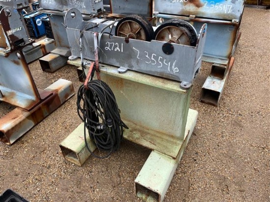 LOT OF 3 PIPE ROLLER SET
