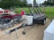 BARBECUE PIT MOUNTED ON SINGLE AXLE TRAILER