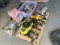 PALLET OF TOOLS W/ ENGINE AND HITCH