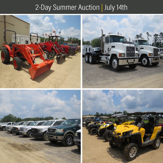 2-Day Public Auction | Day 1 | July 14th