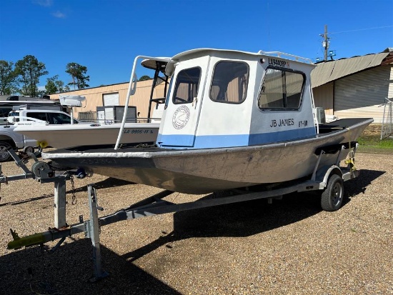 ALUMINUM WORK BOAT