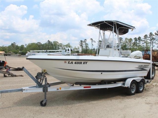 1990 HYDRA SPORT 17FT BOAT