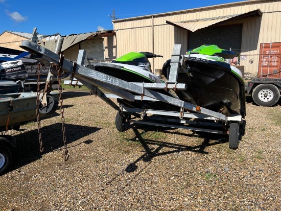 2 JET SKI SINGLE AXLE TRAILER