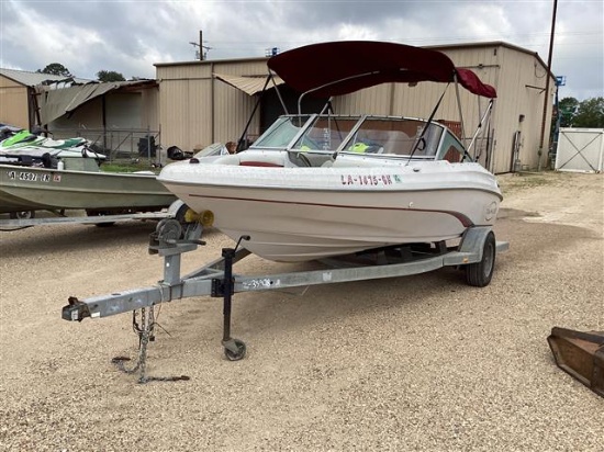 2002 TAHOE BOAT WITH TRAILER