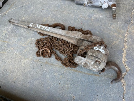 YALE 3/4 TON CHAIN LEVER HOIST