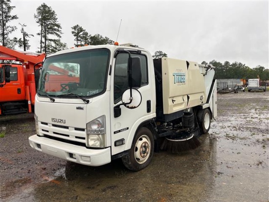 2011 ISUZU NQR SWEEPER TRUCK