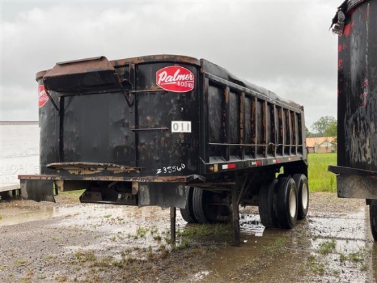 1995 PALMER TA22H DUMP TRAILER