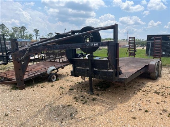 22FT GOOSENECK STEEL FLATBED TRAILER