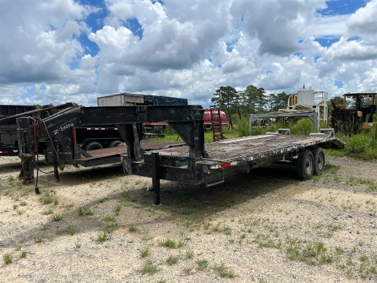 24FT GOOSENECK FLATBED TRAILER