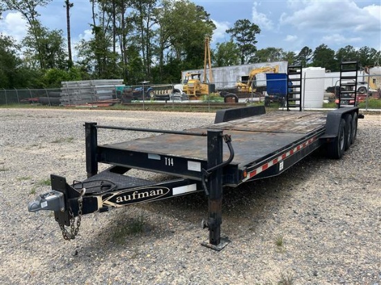 2012 KAUFMAN FLATBED TAG TRAILER