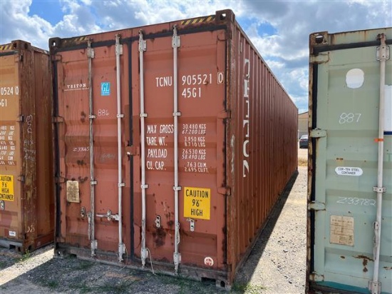 40FT HIGH CUBE CONTAINER
