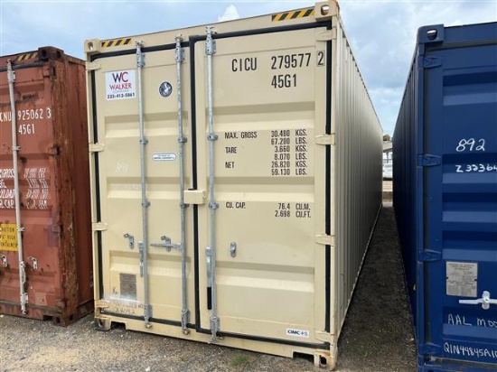 40 FT HIGH CUBE CONTAINER