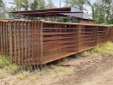 LOT OF 10 COW PANELS WITH GATE