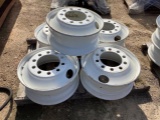 PALLET OF FIVE 22 5 RIMS