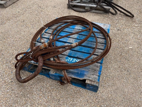 1IN WIRE ROPE 4 POINT BRIDLE WITH HOOKS