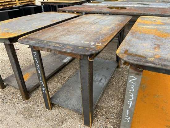 30IN X 57IN SMALL METAL TABLE