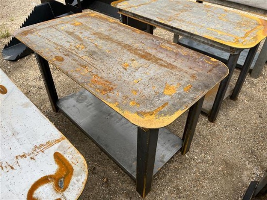 30IN X 57IN SMALL METAL TABLE