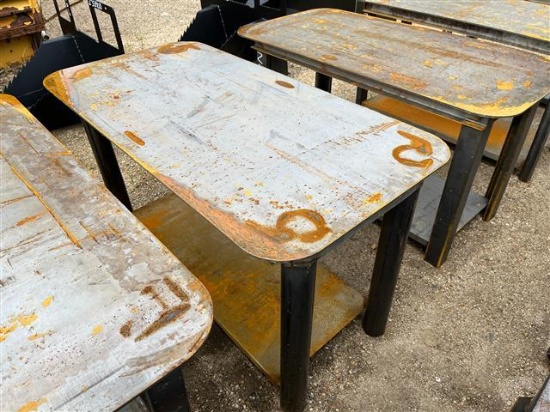 30IN X 57IN SMALL METAL TABLE