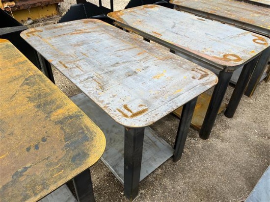 30IN X 57IN SMALL METAL TABLE