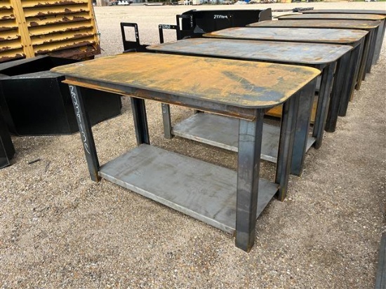 30IN X 57IN SMALL METAL TABLE