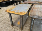 30IN X 57IN SMALL METAL TABLE