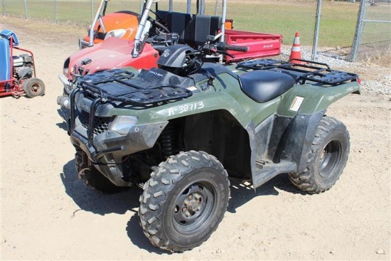 2020 HONDA 420 RANCHER FOUR WHEELER, NO TITLE