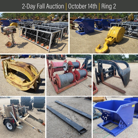 2-Day Public Auction | October 14th | Ring 2
