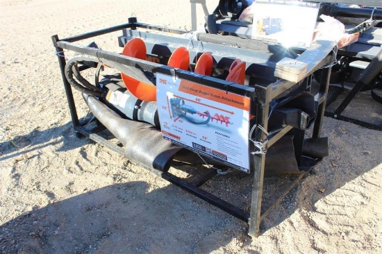 12 INCH AUGER DRIVE ATTACHMENT FOR SKID STEER