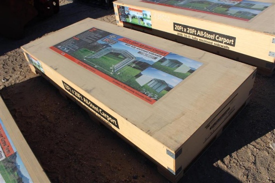 12FT X 20FT ENCLOSED CARPORT