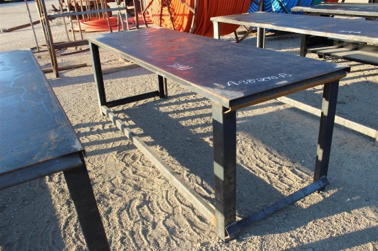 30 X 90 STACKING TABLE W/ 10GA TOP