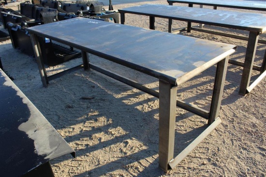 30 X 90 STACKING TABLE W/ 10GA TOP
